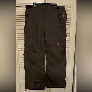 Crane sport techtex thinsulate insulation brown Xl new snow pants